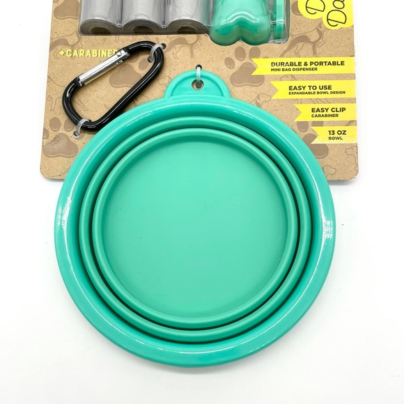 Avalanche Dogs Collapsible Travel Bowl Dog Bag Set - Picture 3 of 6